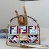 Fendi Baguette Handbag – Double-F Embroidered Canvas