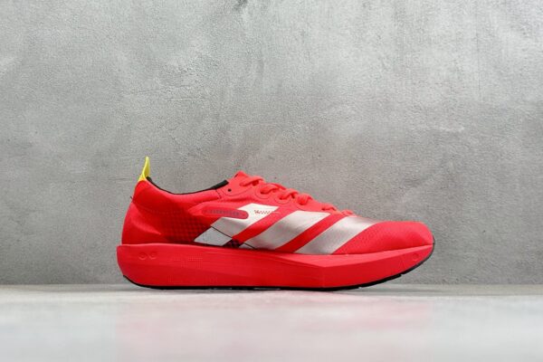 Solar Red & Silver Lightweight Racing Running Shoes