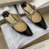 sy_no_4FC51C1E0D6253CF2F6CC4CFF219286C_4 Jimmy Choo Bing Flat Black Patent Leather Crystal-Embellished Pointed-Toe Mules