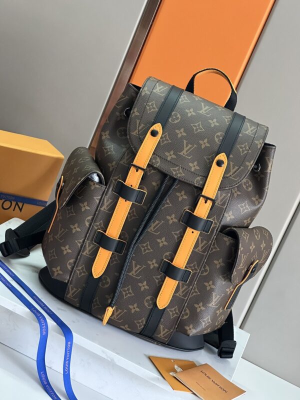 sy_no_5040AB1051C8693C8D26D00540CA23DD_0 LV Christopher Small Backpack – Monogram Canvas