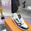 Louis Vuitton LV Trainer Maxi Navy Blue, Sky Blue & White Sneakers