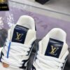 Louis Vuitton LV Trainer Maxi Navy Blue, Sky Blue & White Sneakers