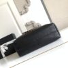 Black Quilted Leather Double-C Large Shoulder Tote Bag
