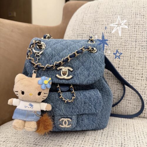 sy_no_50977C6E856C4FA9DEFBBFDFB33C487F_0 Washed Denim Quilted Backpack – Vintage Style