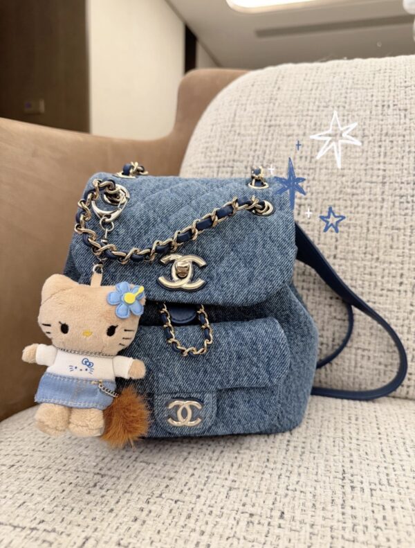 sy_no_50977C6E856C4FA9DEFBBFDFB33C487F_0 Washed Denim Quilted Backpack – Vintage Style