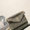 sy_no_50AC424A93EE8E20CF652BA7CFAB8D2C_1 YSL Loulou 29cm Shoulder Bag – Gray Suede