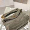 sy_no_50AC424A93EE8E20CF652BA7CFAB8D2C_5 YSL Loulou 29cm Shoulder Bag – Gray Suede
