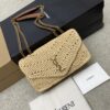 YSL LouLou Woven Chain Bag – Beige & Gold