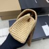 YSL LouLou Woven Chain Bag – Beige & Gold