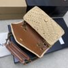 YSL LouLou Woven Chain Bag – Beige & Gold