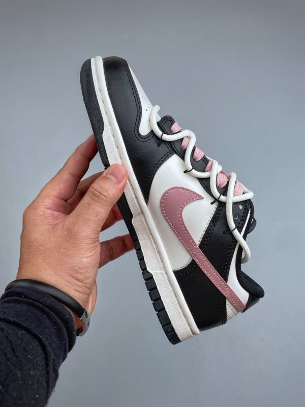 Nike Dunk Low “Love / Pink Swoosh” Double Lace Sneakers