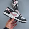 Nike Dunk Low “Love / Pink Swoosh” Double Lace Sneakers