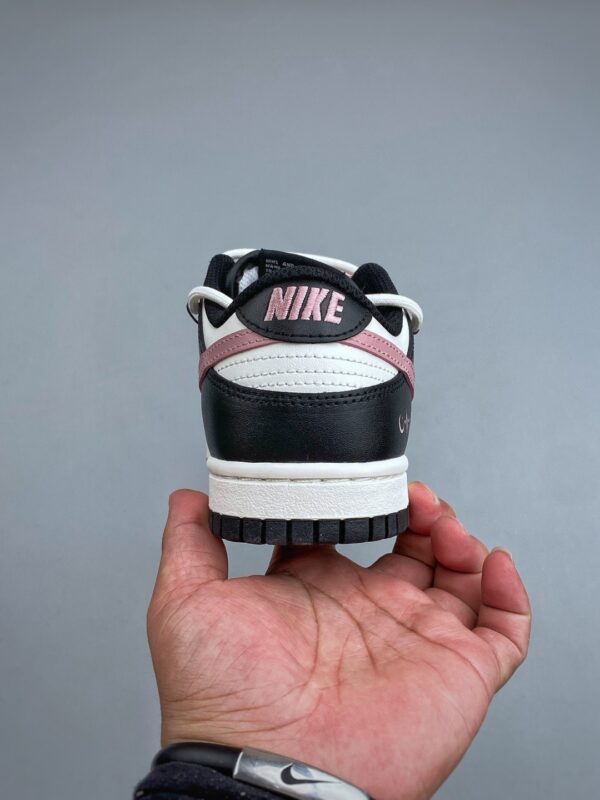Nike Dunk Low “Love / Pink Swoosh” Double Lace Sneakers