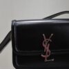 Solferino Box 19cm Bag – Black & Silver-Tone Hardware