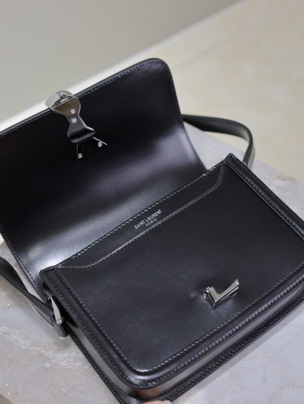 Solferino Box 19cm Bag – Black & Silver-Tone Hardware