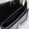 Solferino Box 19cm Bag – Black & Silver-Tone Hardware