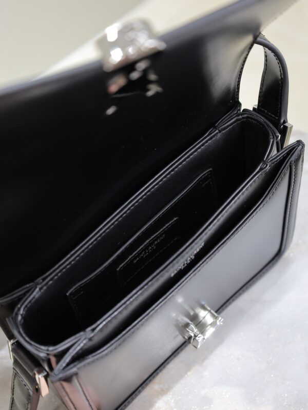 Solferino Box 19cm Bag – Black & Silver-Tone Hardware