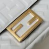 Fendi Baguette Handbag – White Lambskin