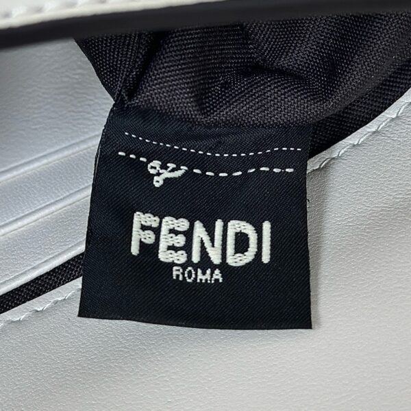 Fendi Baguette Handbag – White Lambskin