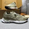 Olive Green & Military Green Technical Dad Sneakers
