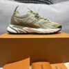 Olive Green & Military Green Technical Dad Sneakers