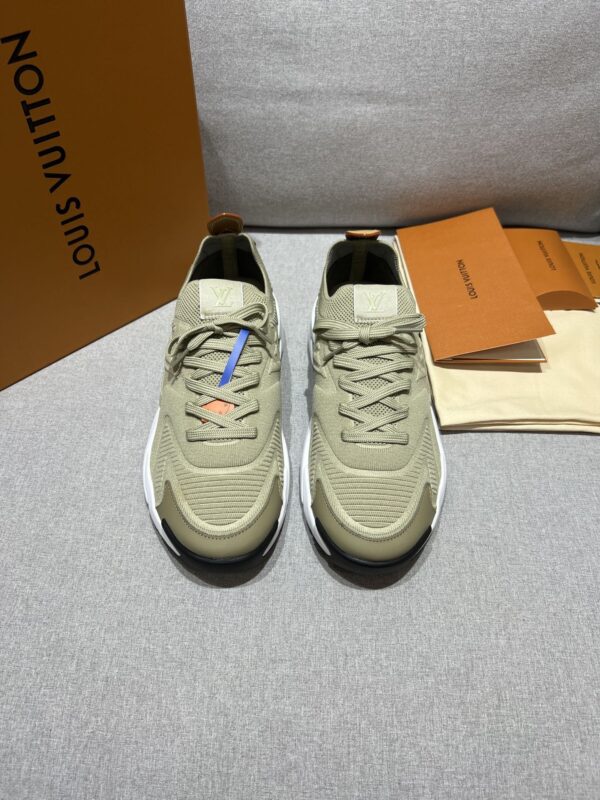Olive Green & Military Green Technical Dad Sneakers