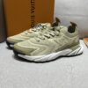 Olive Green & Military Green Technical Dad Sneakers