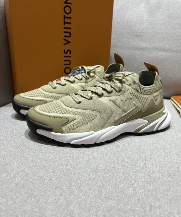 Olive Green & Military Green Technical Dad Sneakers