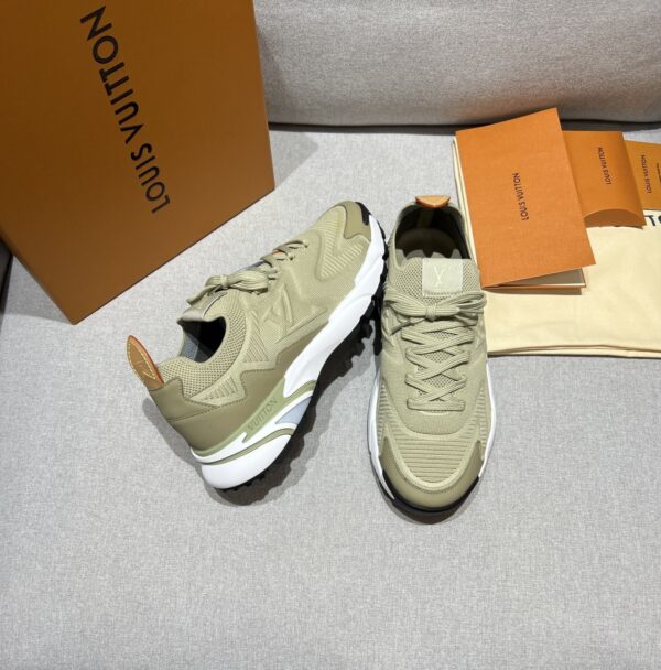 Olive Green & Military Green Technical Dad Sneakers