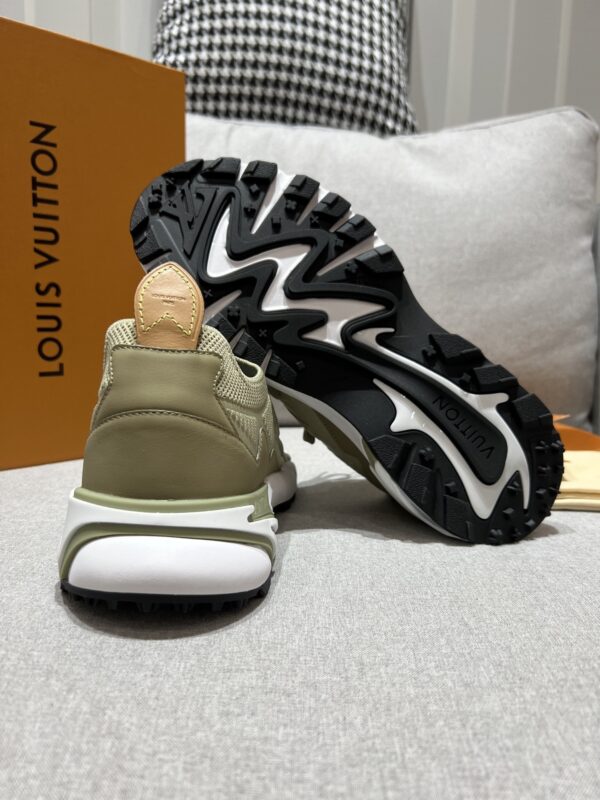 Olive Green & Military Green Technical Dad Sneakers