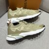 Olive Green & Military Green Technical Dad Sneakers