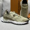 Olive Green & Military Green Technical Dad Sneakers
