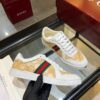 sy_no_56A59C8D3D08C9073598150B8C85E750_0 Gucci MAC80 GG Jacquard & White Leather Sneaker with Web Stripe