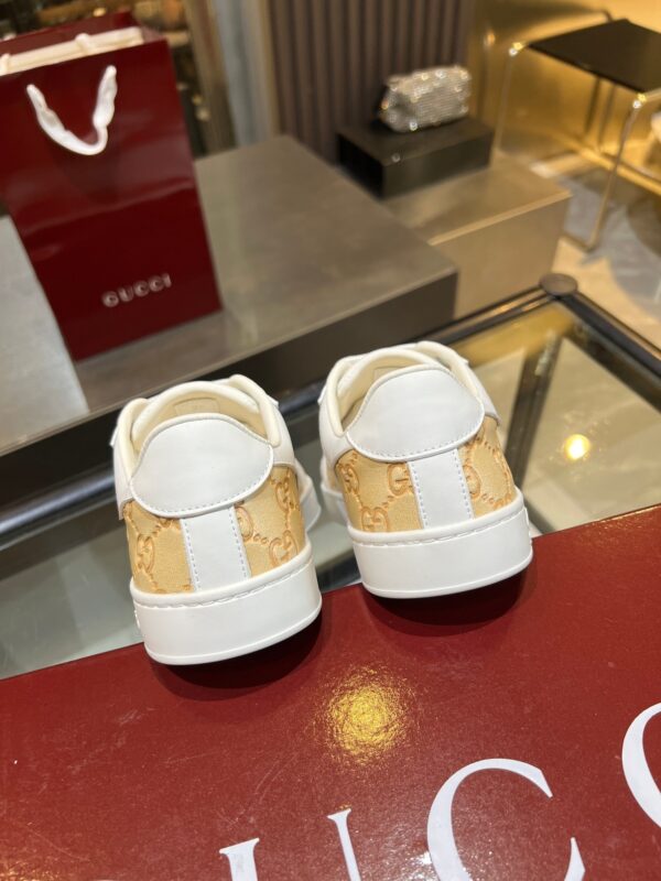 sy_no_56A59C8D3D08C9073598150B8C85E750_8 Gucci MAC80 GG Jacquard & White Leather Sneaker with Web Stripe