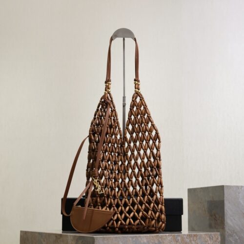 YSL Bucket Sule Handwoven Bag