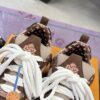 Louis Vuitton LV Skate Mocha Brown & Nude Pink/Beige Retro Skate Sneakers