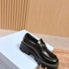 sy_no_593D70F1753CCB0A840EBDA5DEEF9699_3 Black Glossy Leather Lug-Sole Loafers