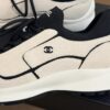 sy_no_597A5D0BCBB9614C83081E779361C931_5 Chanel Vintage Sneakers in Beige & Black Suede