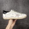 sy_no_59837ACE871707DF25BB843EB46D5564_0 White, Black & Grey Suede Star Retro Sneakers