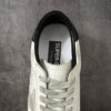 sy_no_59837ACE871707DF25BB843EB46D5564_7 White, Black & Grey Suede Star Retro Sneakers