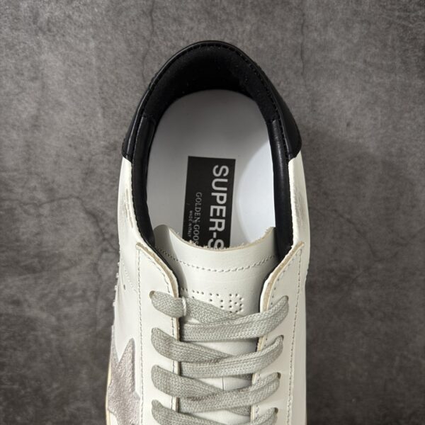 sy_no_59837ACE871707DF25BB843EB46D5564_7 White, Black & Grey Suede Star Retro Sneakers