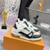 Louis Vuitton LV Trainer Maxi Forest Green & White Sneakers