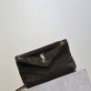 sy_no_5A2E5B22A6DD778CD56178B3EC68A342_1 YSL Loulou 29cm Shoulder Bag – Dark Green Suede