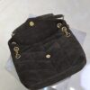 sy_no_5A2E5B22A6DD778CD56178B3EC68A342_5 YSL Loulou 29cm Shoulder Bag – Dark Green Suede