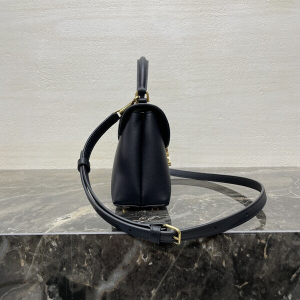 Black Teen Nino Smooth Leather Handbag