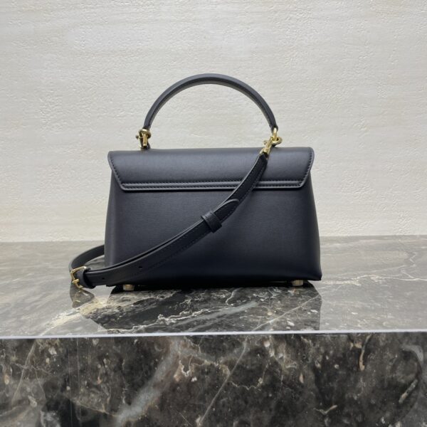 Black Teen Nino Smooth Leather Handbag