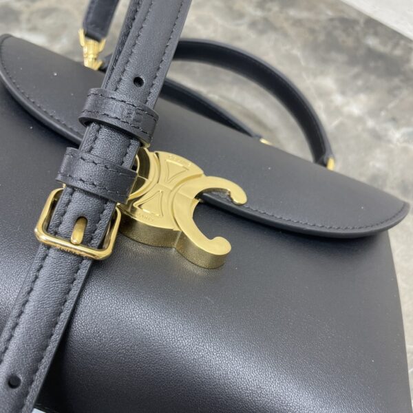 Black Teen Nino Smooth Leather Handbag