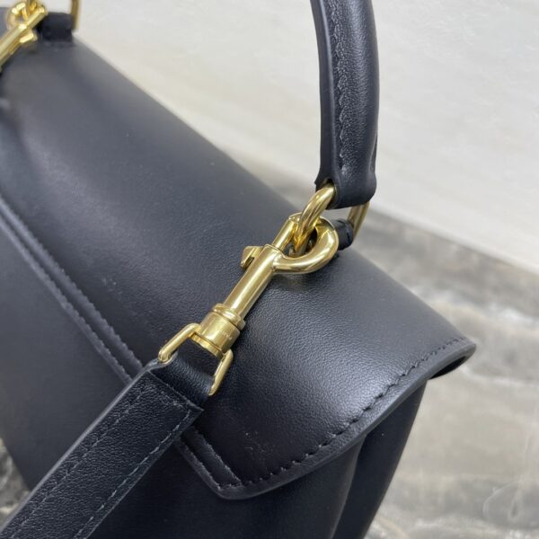 Black Teen Nino Smooth Leather Handbag