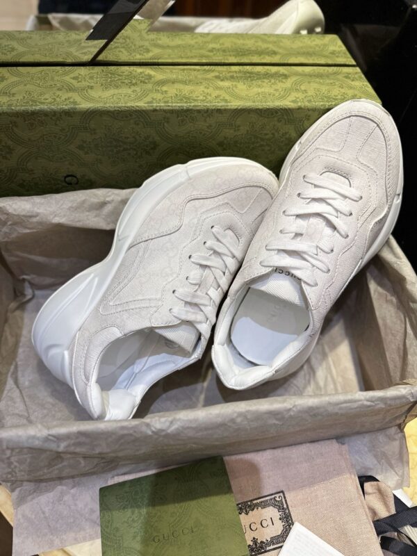 sy_no_5AD0BB3447C8B6C8F2C4B61FEFB1AF51_5 Off-White & Beige GG Canvas Chunky Sneakers
