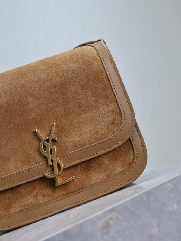 sy_no_5AE5807B51C8ECE283ED96D1A03670EB_2 YSL Solferino Shoulder Bag – Mustard Yellow Suede & Leather